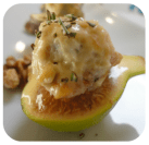 Blue Cheese, Honey and Walnut Figs