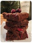 Chocolate Cranberry Zinfandel Brownies