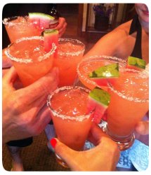 Watermelon Jalapeño Margaritas