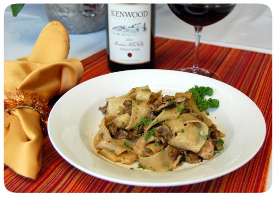 Wild Mushroom Pappardelle