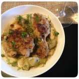 Chicken Fricassee with Gnocchi