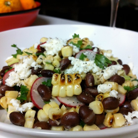 Grilled Corn Salad | Aprons & Stilettos