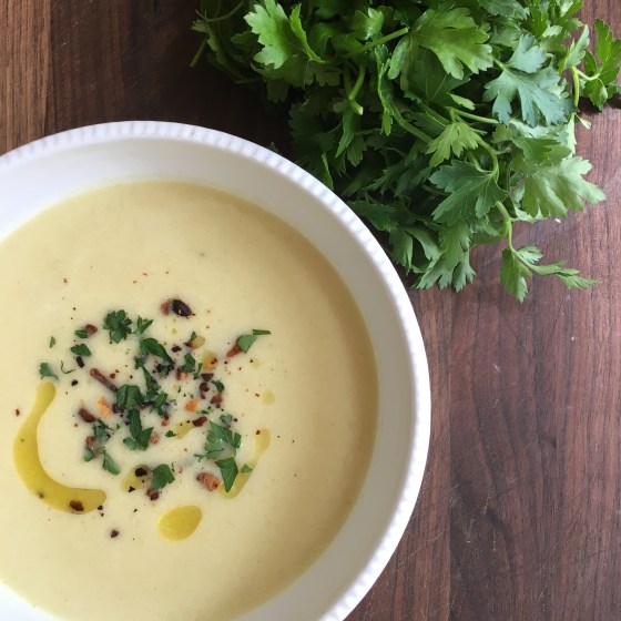 Coconut Cauliflower Soup