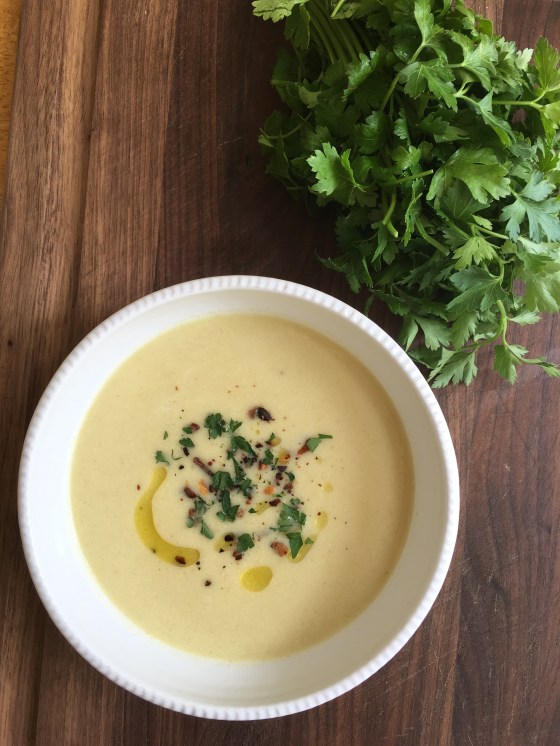 Coconut Cauliflower Soup